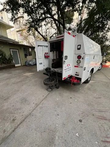 Magnet Plumbing service vehicle on-site for Slab Leak Repair in Doubletree Canyon